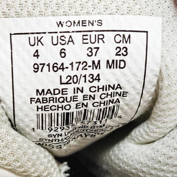 K-Swiss Women’s Sneakers White Leather Tennis Activewear Retro Classic VN Sz 8 - Picture 7 of 7